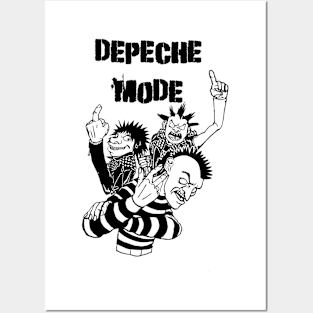 Punk Rock Man Of Depeche Mode Posters and Art